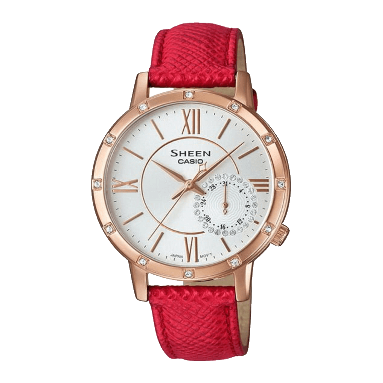 ĐỒNG HỒ NỮ CASIO SHEEN SHE-3046GLP-7BUDR