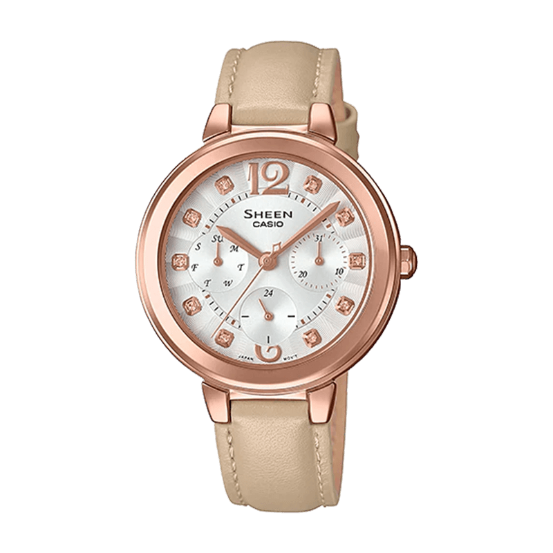 ĐỒNG HỒ NỮ CASIO SHEEN SHE-3048PGL-7BUDR
