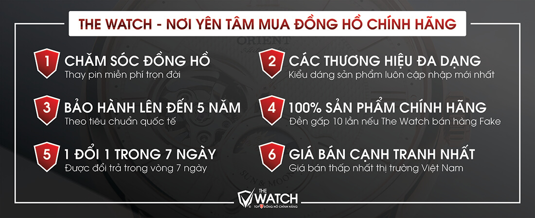 The watch - nơi yên tâm mua đồng hồ chính hãng